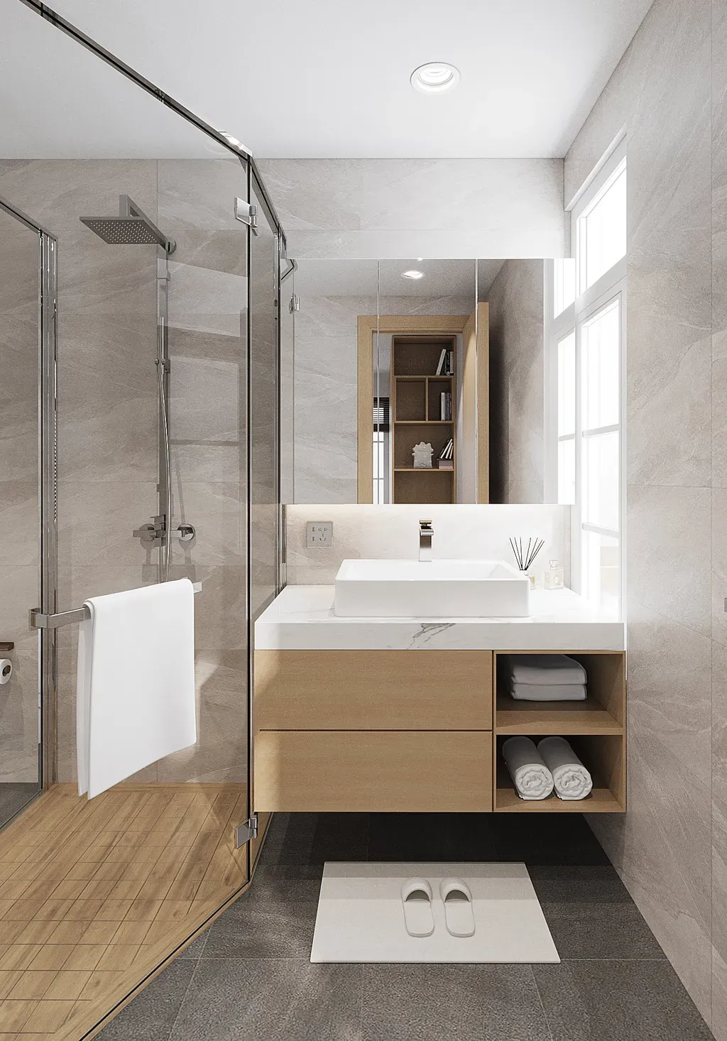 Phòng tắm - Nhà phố liền kề NovaWorld Phan Thiết - Phong cách Japandi | Space T