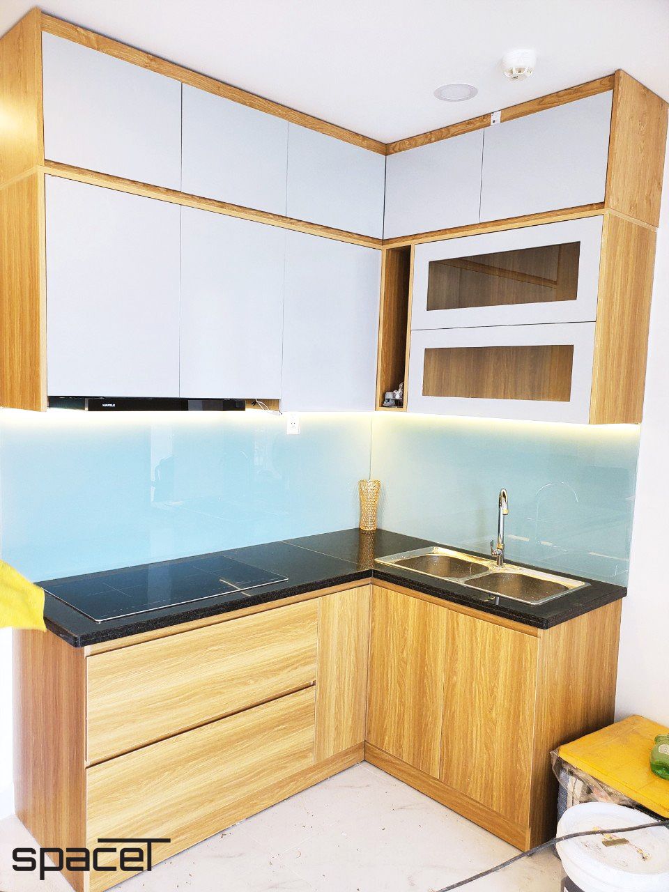 Phòng bếp - Căn hộ Terra Mia Bình Chánh 50m2 - Phong cách Modern  | Space T