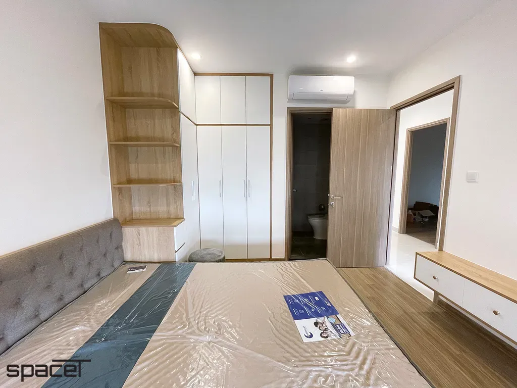 Phòng ngủ - Căn hộ The Origami (Vinhomes) - Phong cách Modern + Scandinavian | Space T