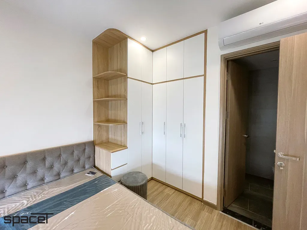 Phòng ngủ - Căn hộ The Origami (Vinhomes) - Phong cách Modern + Scandinavian | Space T