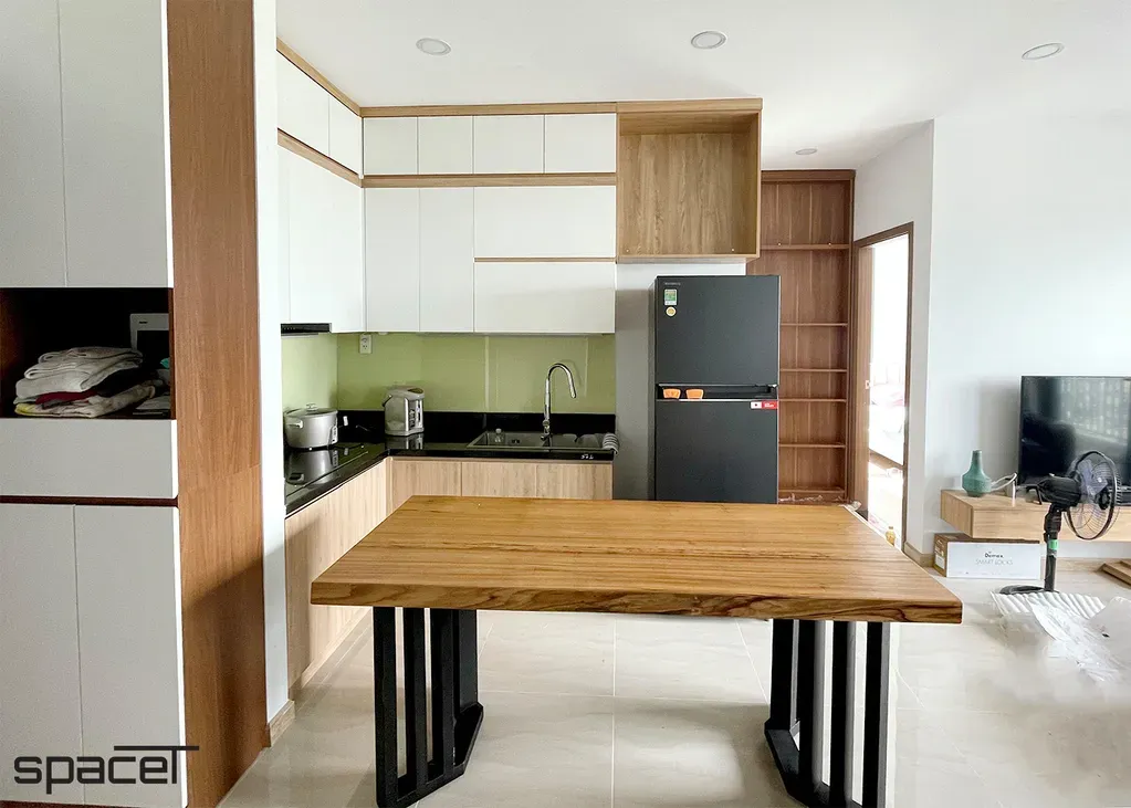 Phòng bếp - Căn hộ Bcons Garden Bình Dương - Phong cách Modern + Rustic | Space T