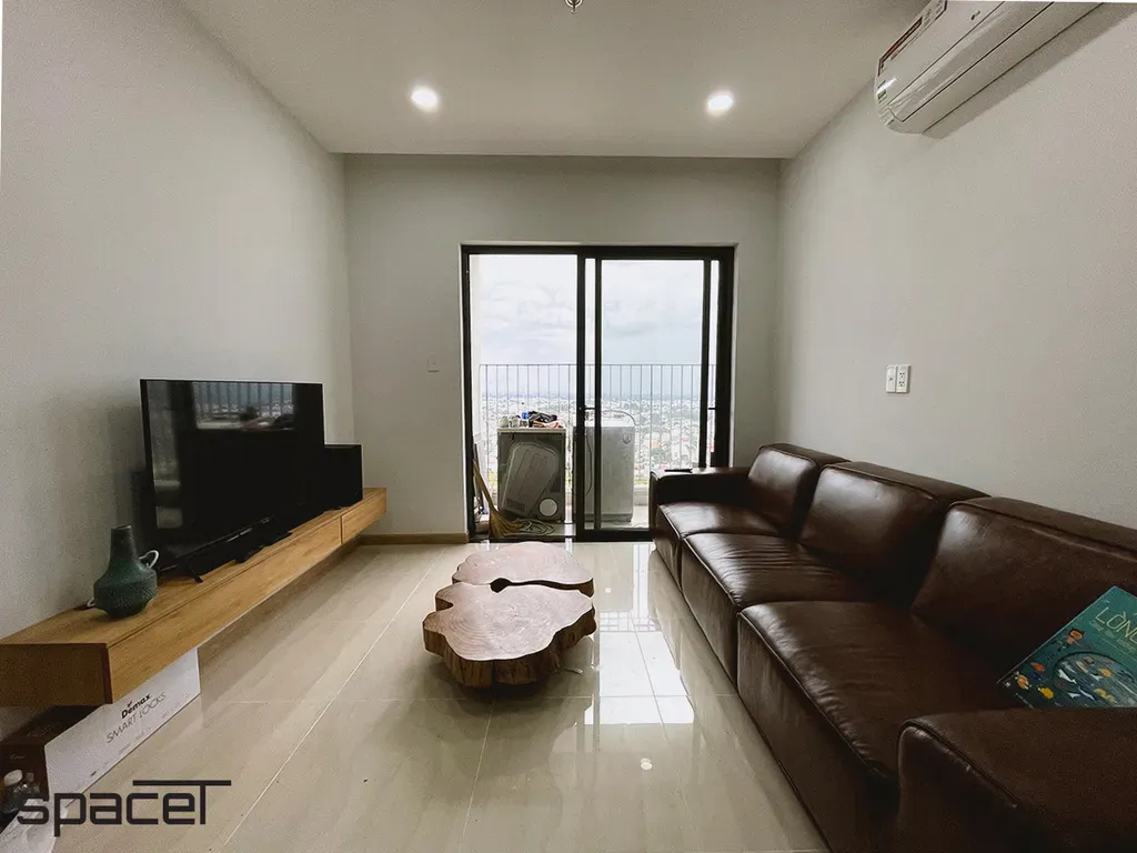 Phòng khách - Căn hộ Bcons Garden Bình Dương - Phong cách Modern + Rustic | Space T