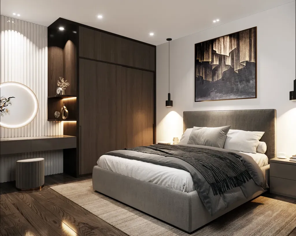 Phòng ngủ - Nhà phố Verosa Park Khang Điền - Phong cách Neo Classic | Space T