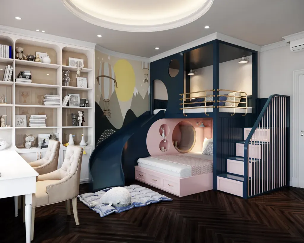 Phòng cho bé - Nhà phố Verosa Park Khang Điền - Phong cách Neo Classic | Space T