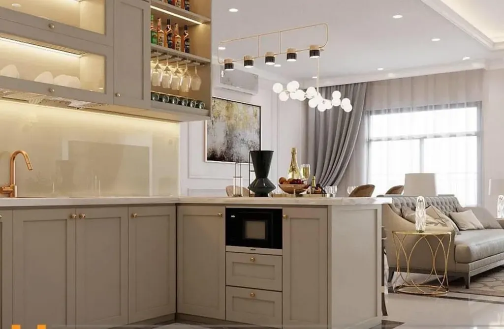 Phòng bếp - Căn hộ Viva Riverside Quận 6 - Phong cách Neo Classic | Space T