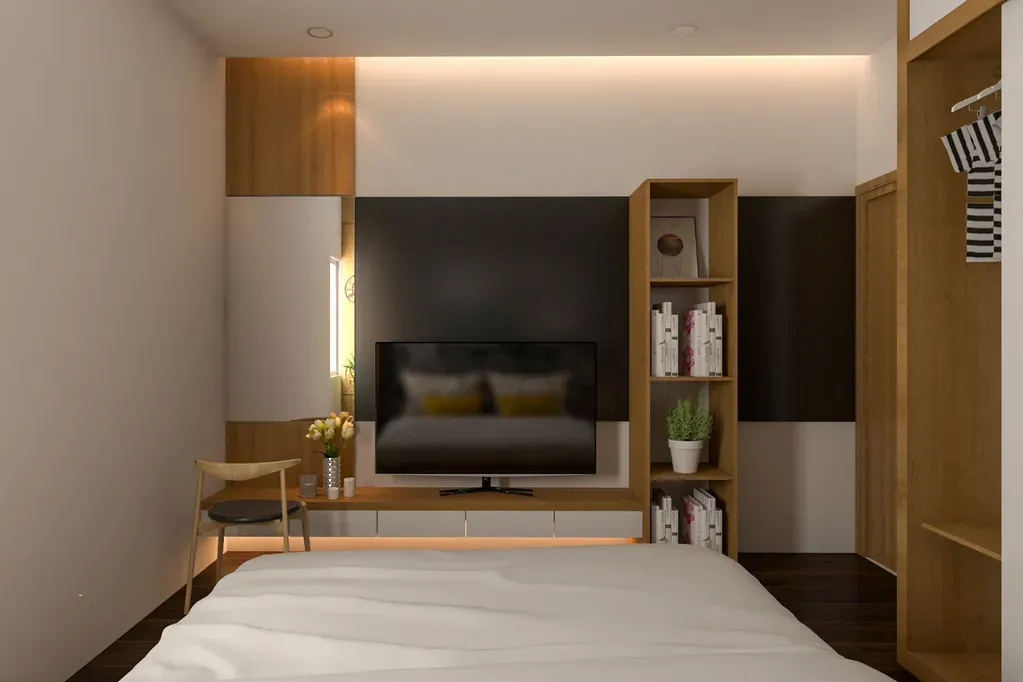 Phòng ngủ - Nhà phố Park Riverside Quận 9 - Phong cách Modern | Space T