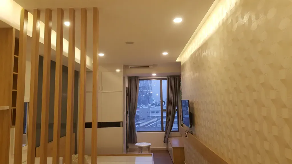 Phòng ngủ - Căn hộ studio River Gate Quận 4 - Phong cách Scandinavian | Space T