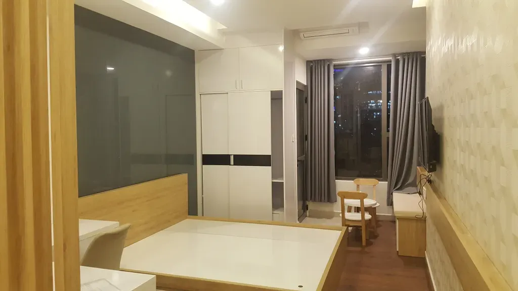 Phòng ngủ - Căn hộ studio River Gate Quận 4 - Phong cách Scandinavian | Space T