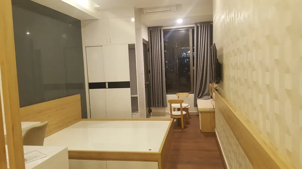 Phòng ngủ - Căn hộ studio River Gate Quận 4 - Phong cách Scandinavian | Space T