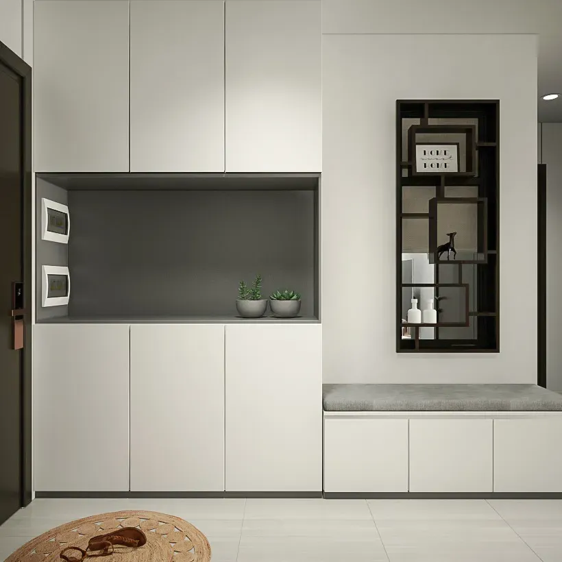 Lối vào - Căn hộ The Tresor - Phong cách Minimalist + Modern | Space T