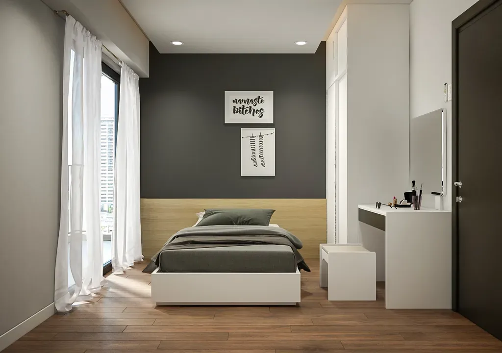 Phòng ngủ - Căn hộ The Tresor Quận 4 - Phong cách Modern + Minimalist | Space T