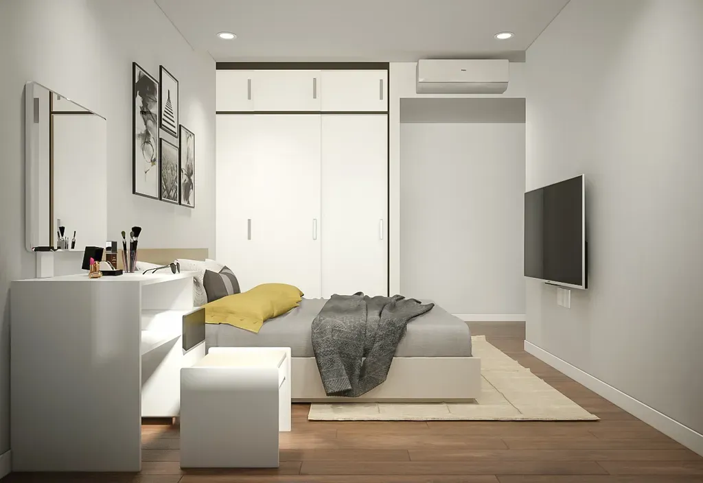 Phòng ngủ - Căn hộ The Tresor Quận 4 - Phong cách Modern + Minimalist | Space T