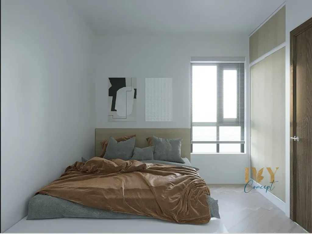 Phòng ngủ - Căn hộ 3PN River Panorama - Phong cách Modern | Space T