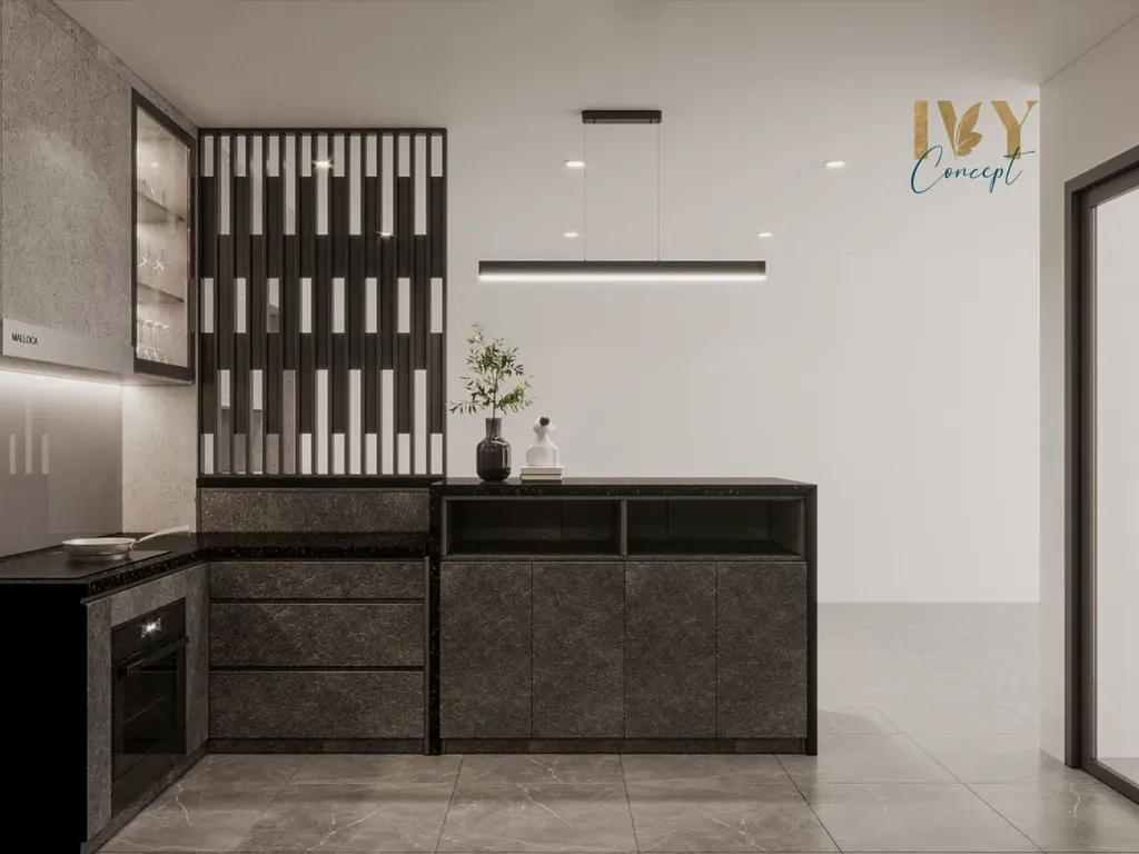 Phòng bếp - Căn hộ PetroVietnam Landmark - Phong cách Minimalist | Space T