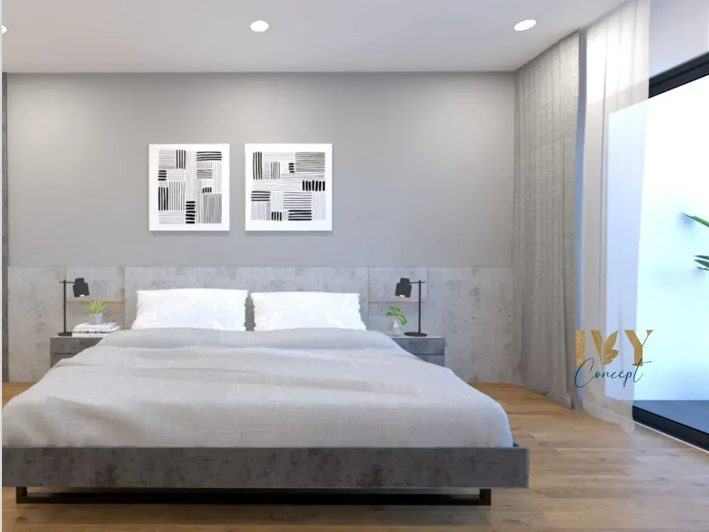 Phòng ngủ - Căn hộ PetroVietnam Landmark - Phong cách Minimalist | Space T