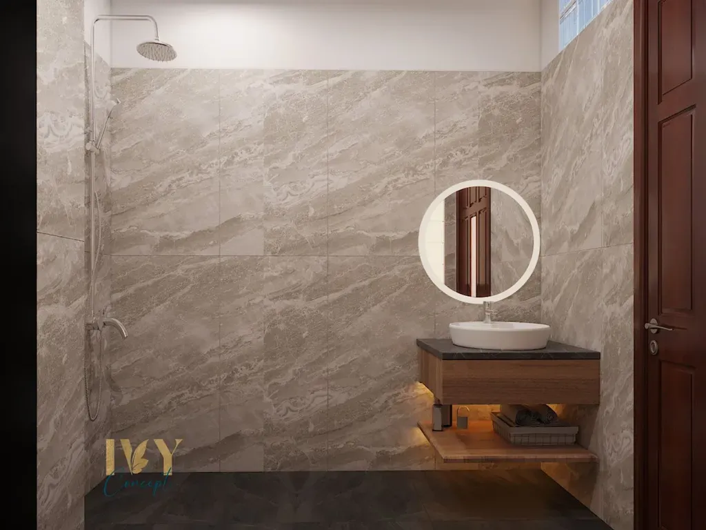 Phòng tắm - Phòng ngủ Nhà phố Quận 7 - Phong cách Modern | Space T