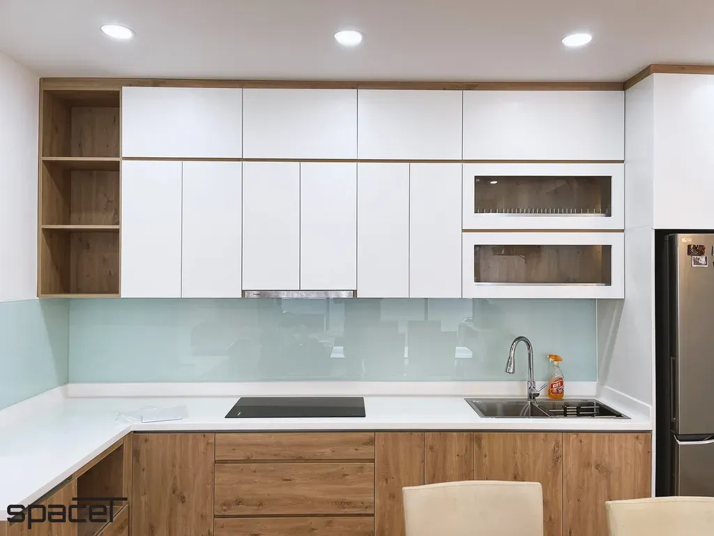 Phòng bếp - Căn hộ chung cư Minh Thành Quận 7 - Phong cách Modern | Space T