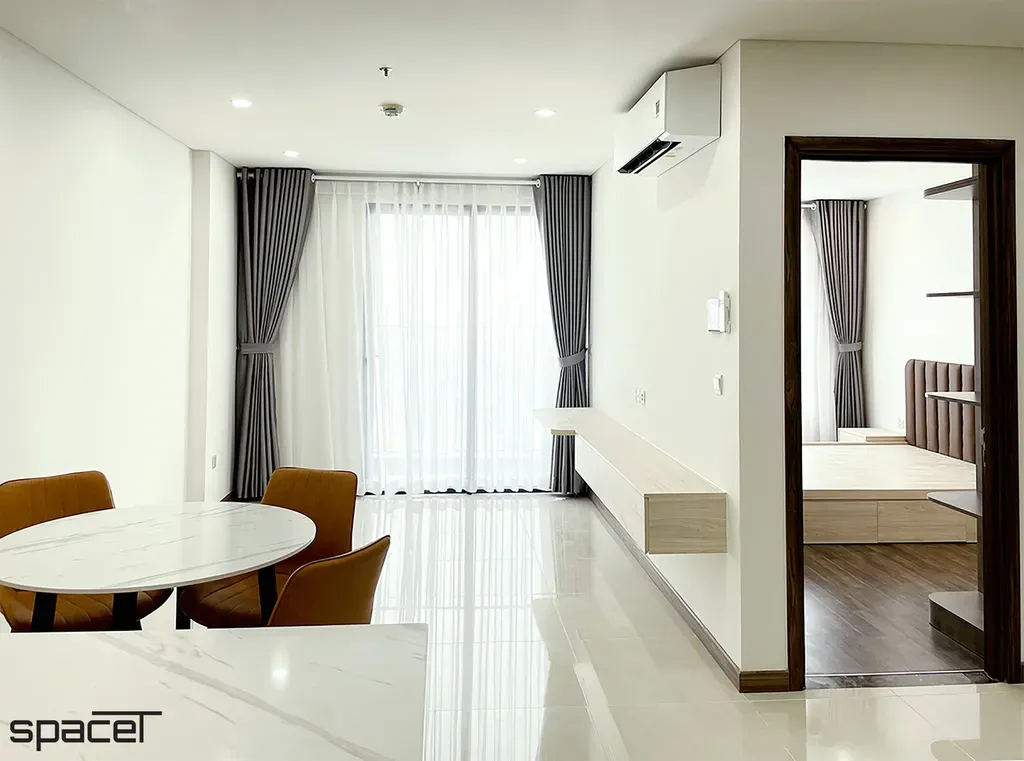 Phòng khách, Phòng ăn - Căn hộ Iris 4 Hà Đô Centrosa Garden - Phong cách Modern | Space T