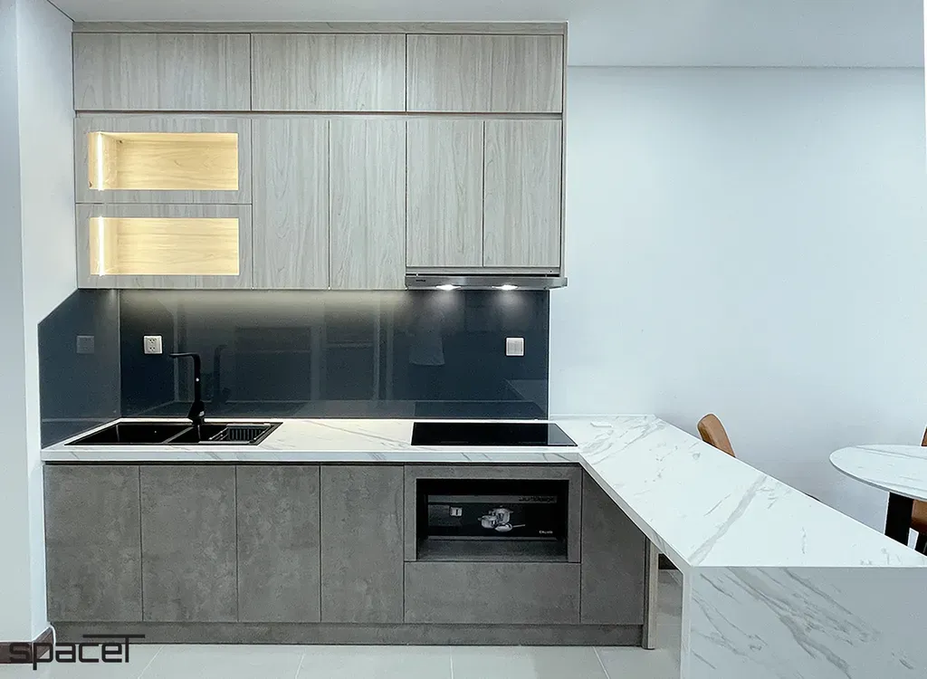 Phòng bếp - Căn hộ Iris 4 Hà Đô Centrosa Garden - Phong cách Modern | Space T