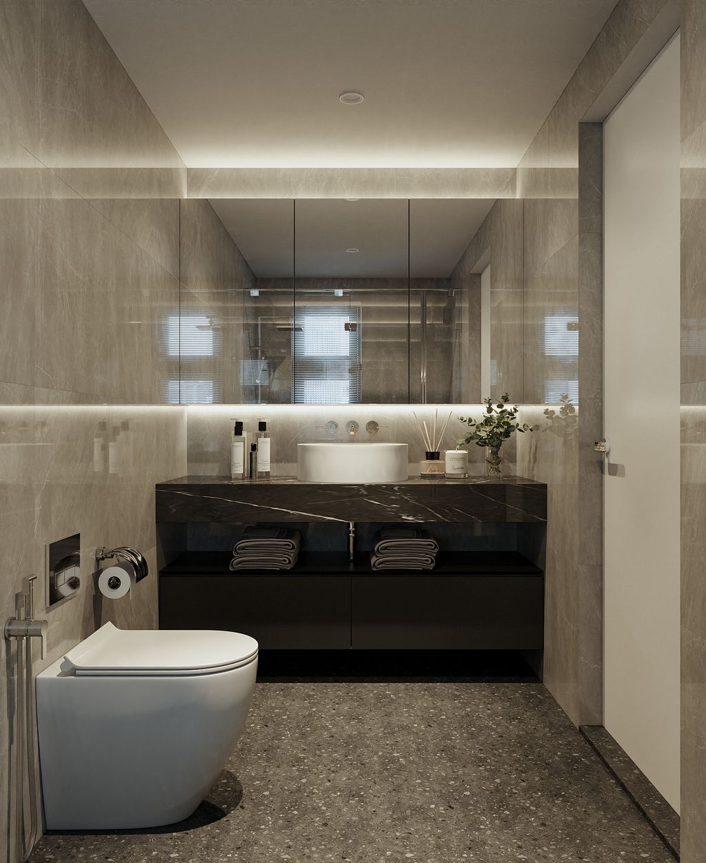 Phòng tắm - Căn hộ Saigon Pearl Topaz 2 - Phong cách Modern  | Space T