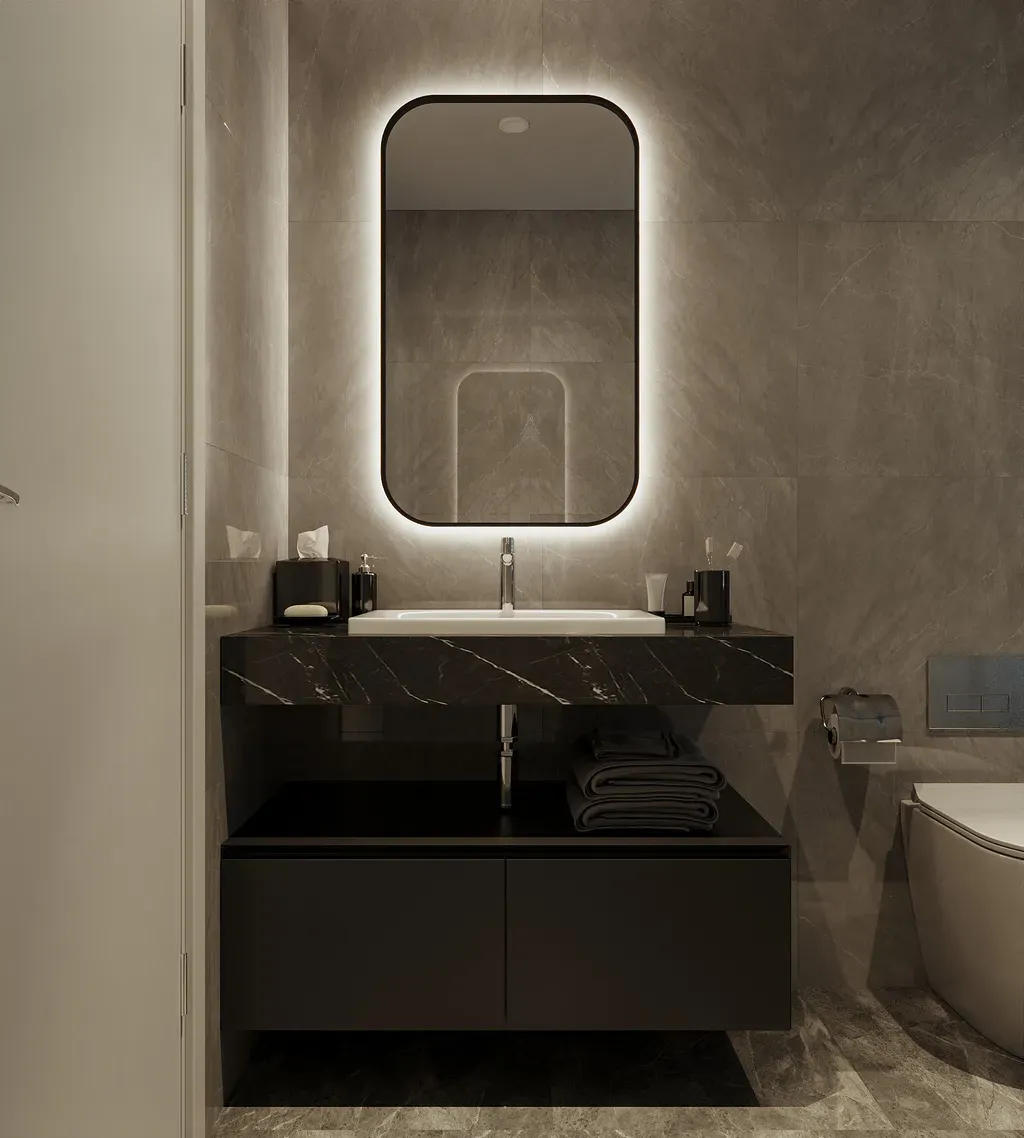 Phòng tắm - Căn hộ Saigon Pearl Topaz 2 - Phong cách Modern | Space T