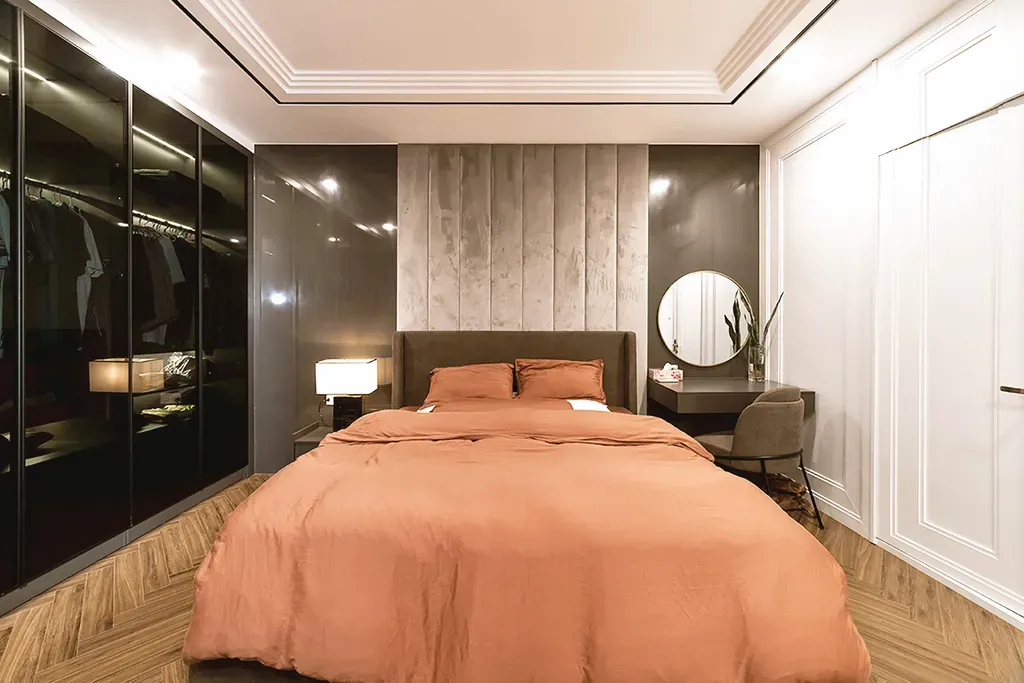 Phòng ngủ - Căn hộ Sài Gòn Pearl Topaz 2 - Phong cách Modern | Space T