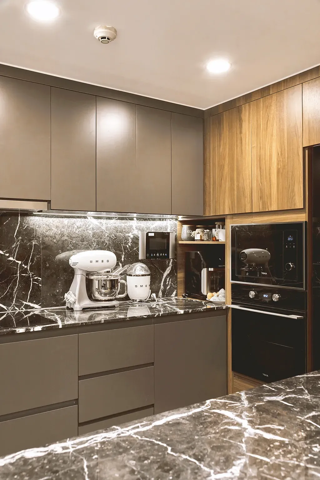 Phòng bếp - Căn hộ Sài Gòn Pearl Topaz 2 - Phong cách Modern | Space T