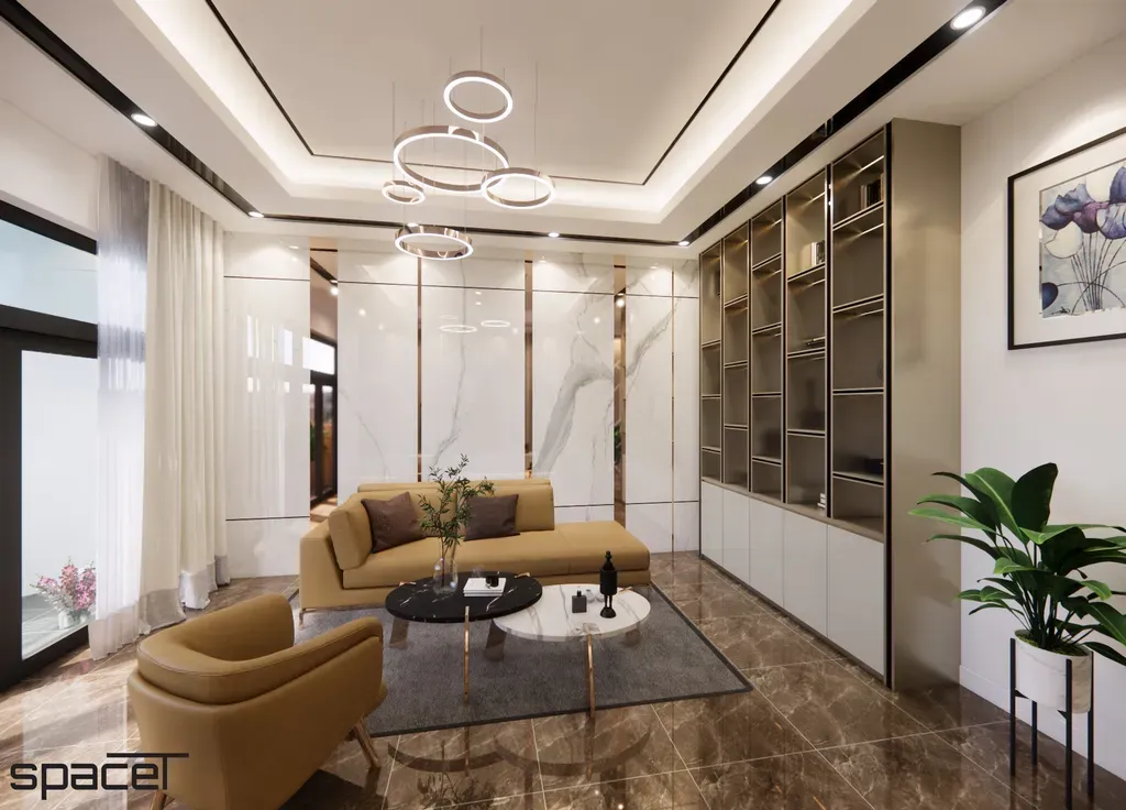 Phòng khách - Nhà phố Bình Thạnh - Phong cách Modern | Space T