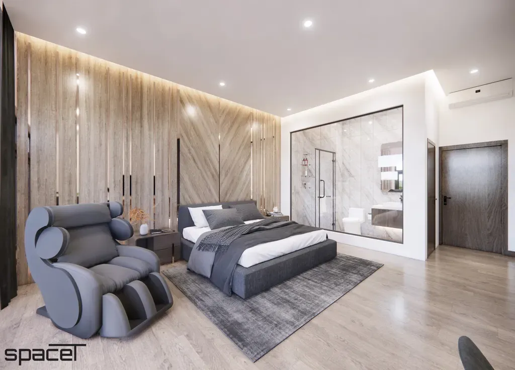 Phòng ngủ - Nhà phố Bình Thạnh - Phong cách Modern | Space T