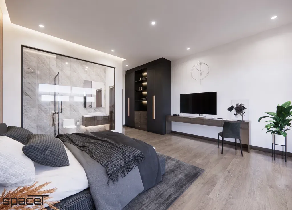 Phòng ngủ - Nhà phố Bình Thạnh - Phong cách Modern | Space T