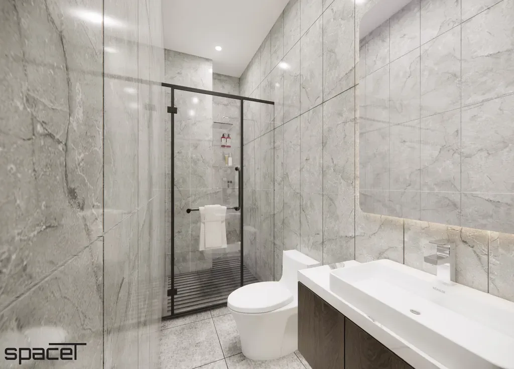Phòng tắm - Nhà phố Bình Thạnh - Phong cách Modern | Space T