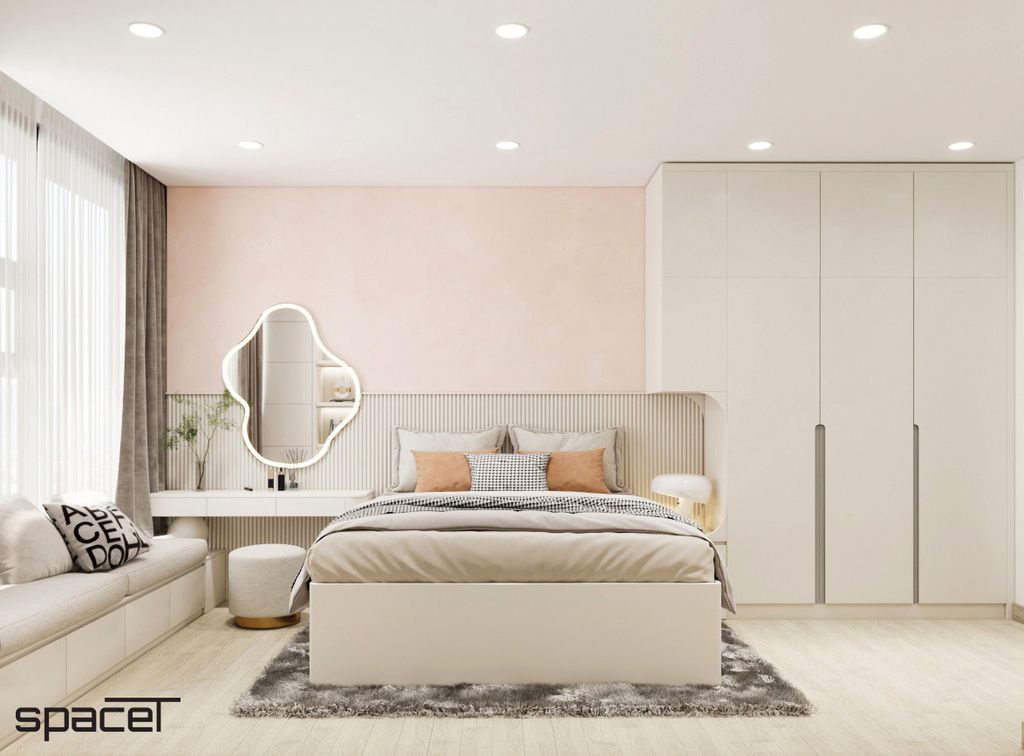 Phòng ngủ - Căn hộ Sunwah Pearl - Phong cách Modern  | Space T