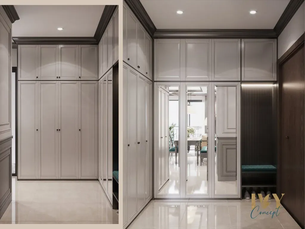 Lối vào - Căn hộ Q7 Saigon Riverside Complex - Phong cách Indochine | Space T