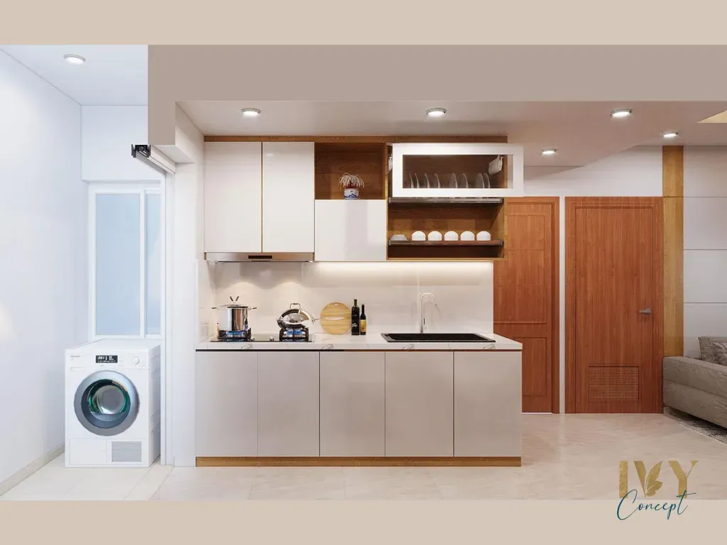 Phòng bếp - Căn hộ The CBD Premium Home - Phong cách Scandinavian | Space T