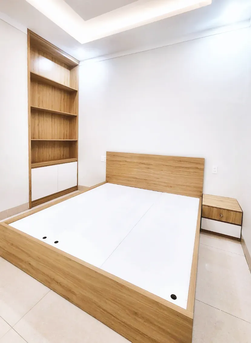Phòng ngủ - Nhà phố Cô Quy 120m2 - Phong cách Modern | Space T