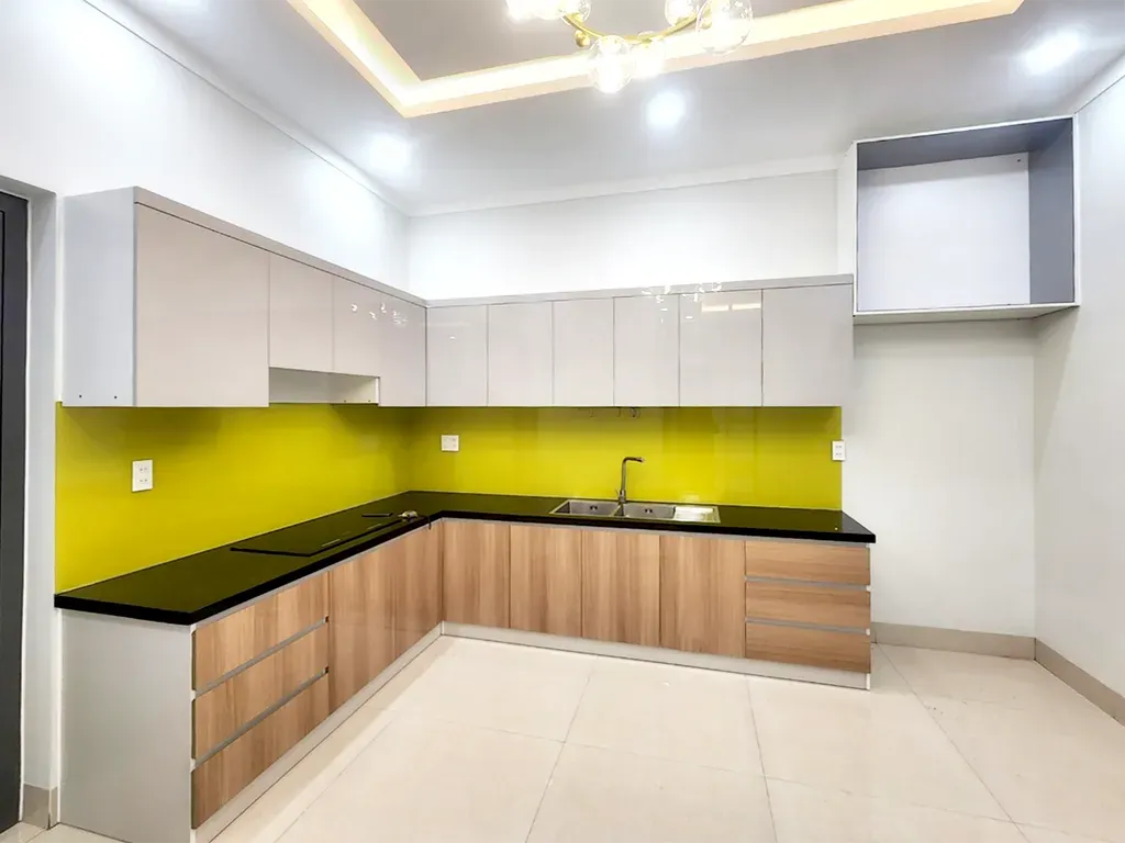 Phòng bếp - Nhà phố Cô Quy 120m2 - Phong cách Modern | Space T