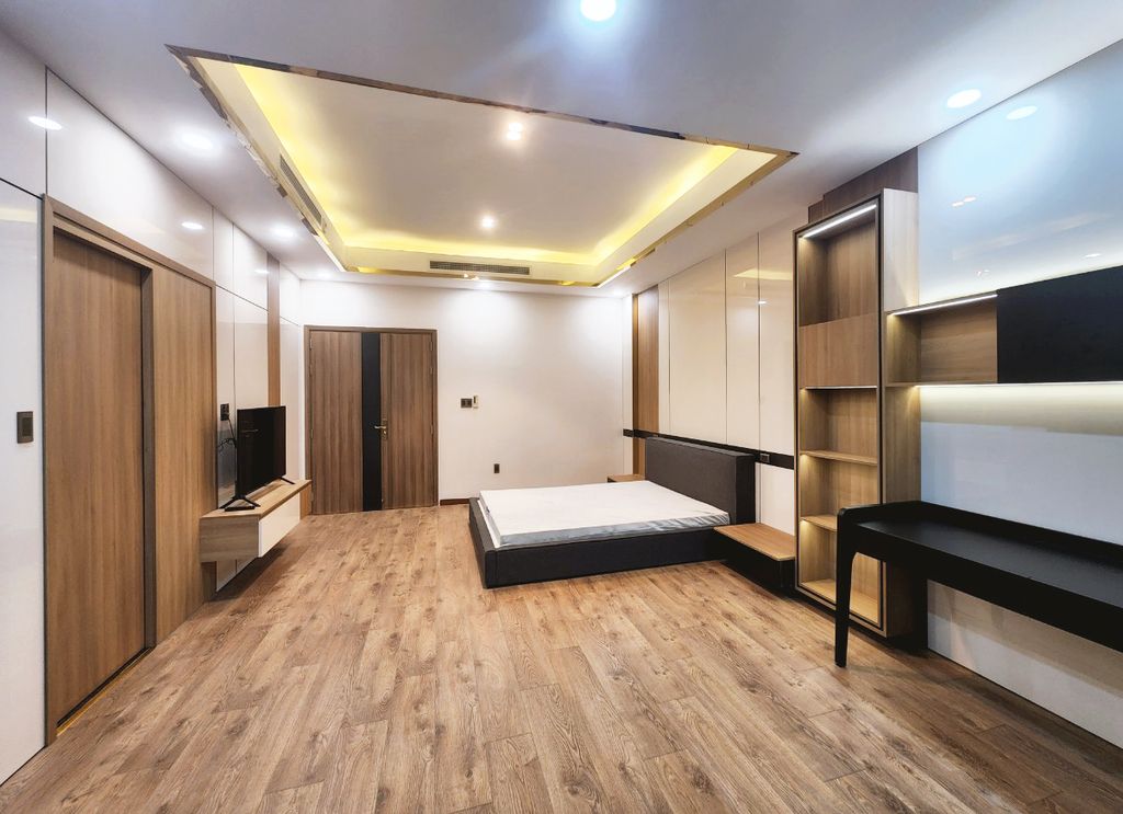 Phòng ngủ - Nhà phố 260m2 Quận 7 - Phong cách Modern  | Space T