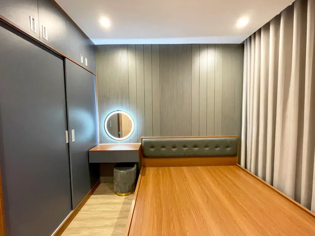 Phòng ngủ - Nhà mẫu The Origami Quận 9 - Phong cách Modern | Space T