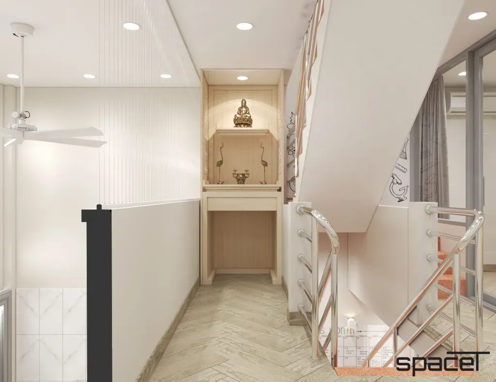 Phòng thờ - Nhà phố Cao Văn Lầu Quận 6 - Phong cách Scandinavian | Space T