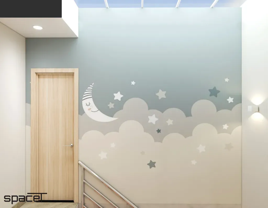 Cầu thang - Nhà phố Cao Văn Lầu Quận 6 - Phong cách Scandinavian | Space T