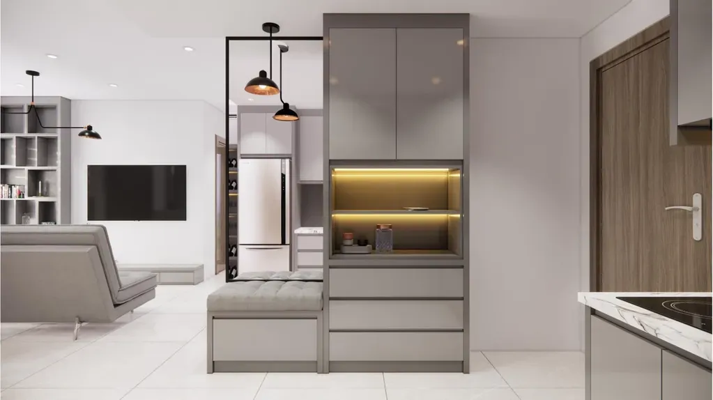 Lối vào - Căn hộ The Origami Vinhomes Q9 - Phong cách Modern | Space T