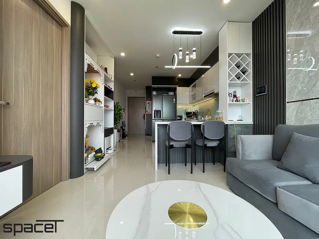 Phòng khách - Căn hộ Vinhomes Origami Q9 - Phong cách Modern | Space T