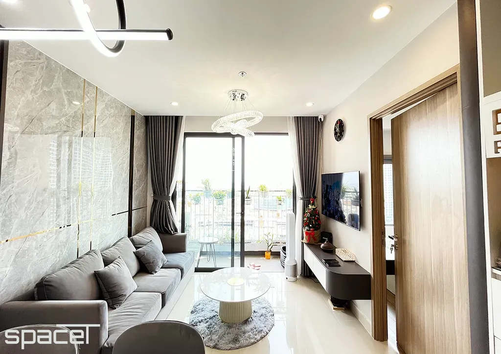 Phòng khách - Căn hộ Vinhomes Origami Q9 - Phong cách Modern | Space T