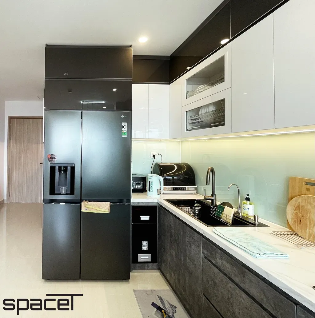 Phòng bếp - Căn hộ Vinhomes Origami Q9 - Phong cách Modern | Space T