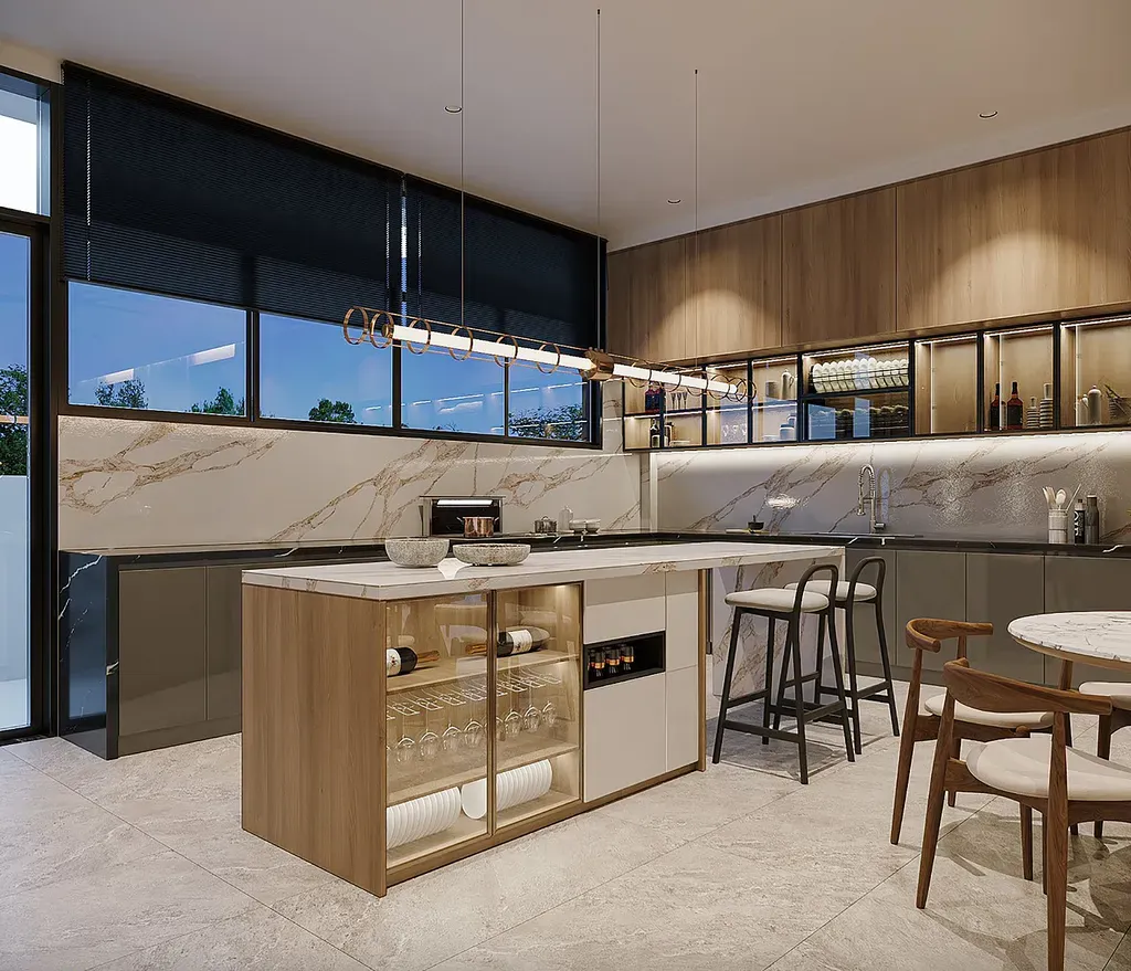 Phòng bếp - Khách sạn Ngã ba Liên Khương - Phong cách Modern | Space T