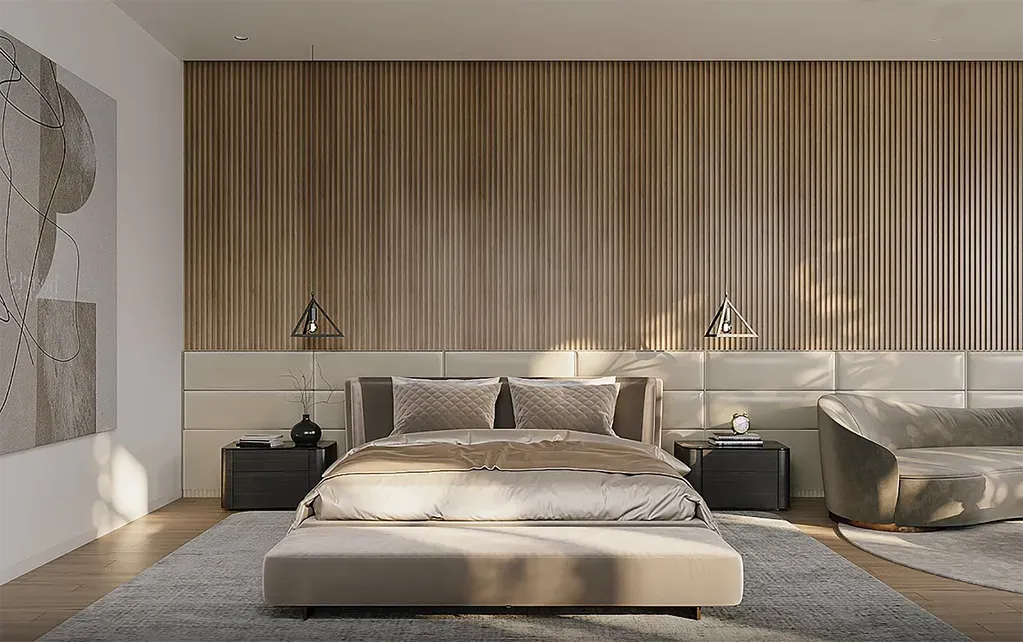 Phòng ngủ - Khách sạn Ngã ba Liên Khương - Phong cách Modern | Space T