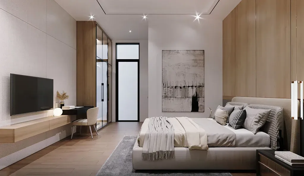Phòng ngủ - Khách sạn Ngã ba Liên Khương - Phong cách Modern | Space T