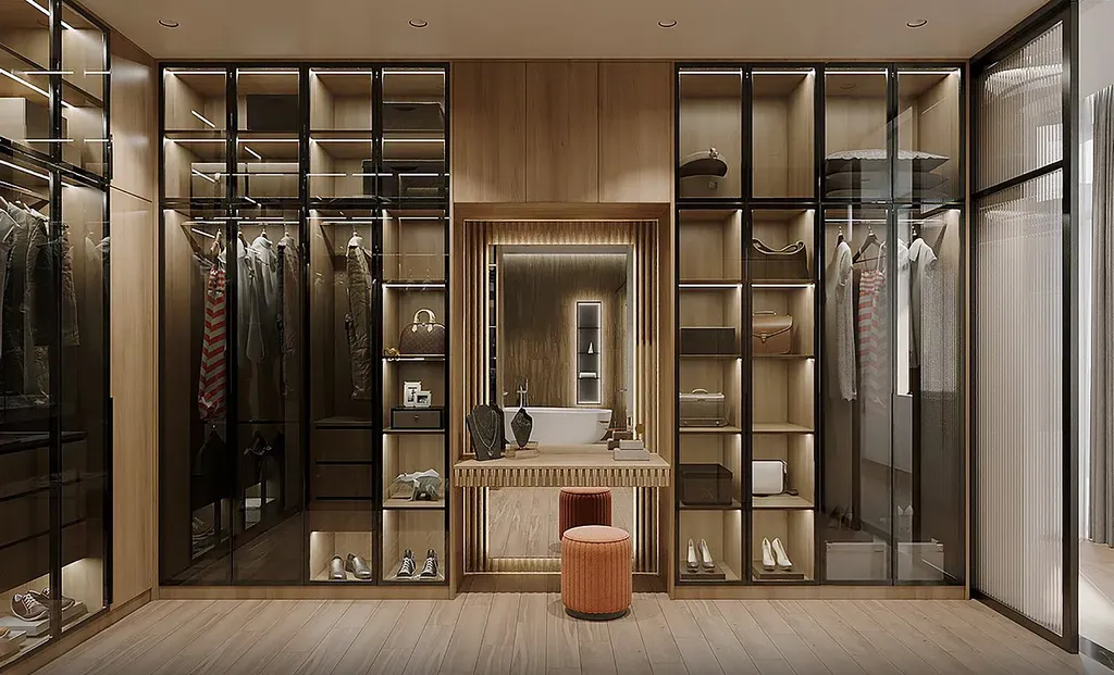 Phòng thay đồ - Khách sạn Ngã ba Liên Khương - Phong cách Modern | Space T