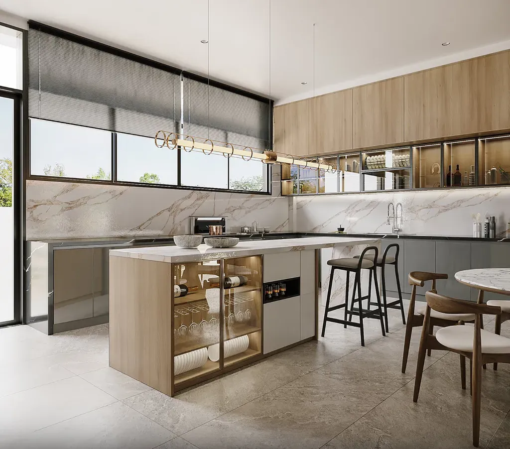 Phòng bếp - Khách sạn Ngã ba Liên Khương - Phong cách Modern | Space T