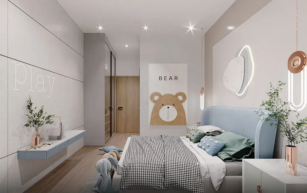 Phòng cho bé - Khách sạn Ngã ba Liên Khương - Phong cách Modern | Space T